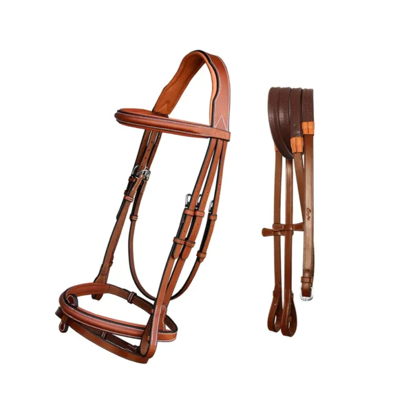 ExionPro Detachable Flash New Thin Raised Bridle & Reins - Image 5