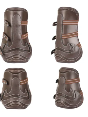 Leather Horse Tendon Show Jump Boots - 402