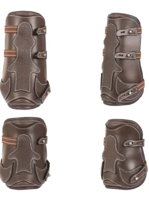 Leather Horse Tendon Show Jump Boots - 403